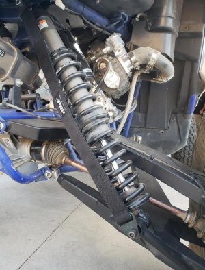 Yamaha YXZ1000R SS Limit Straps - Rear - PRP Seats - Quad Layer - Black - `17-`21